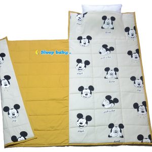 Nệm liền chăn cho bé đi mẫu giáo Mickey Mouse