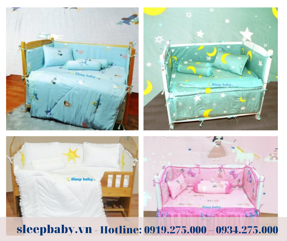 Mua bộ quây cũi vải cho bé chất lượng cao tại Sleep Baby