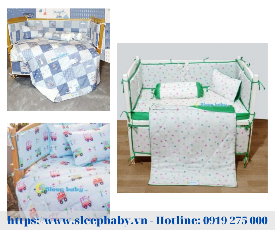 Bộ quây cũi vải tại Sleep Baby