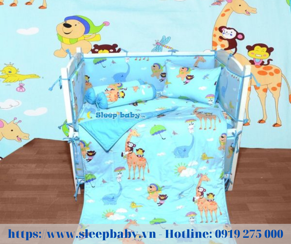 Bộ quây cũi vải tại Sleep Baby