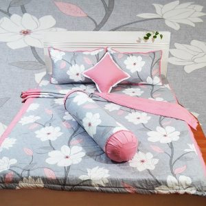 Chăn ga gối cotton lụa Sắc hoa dịu dàng