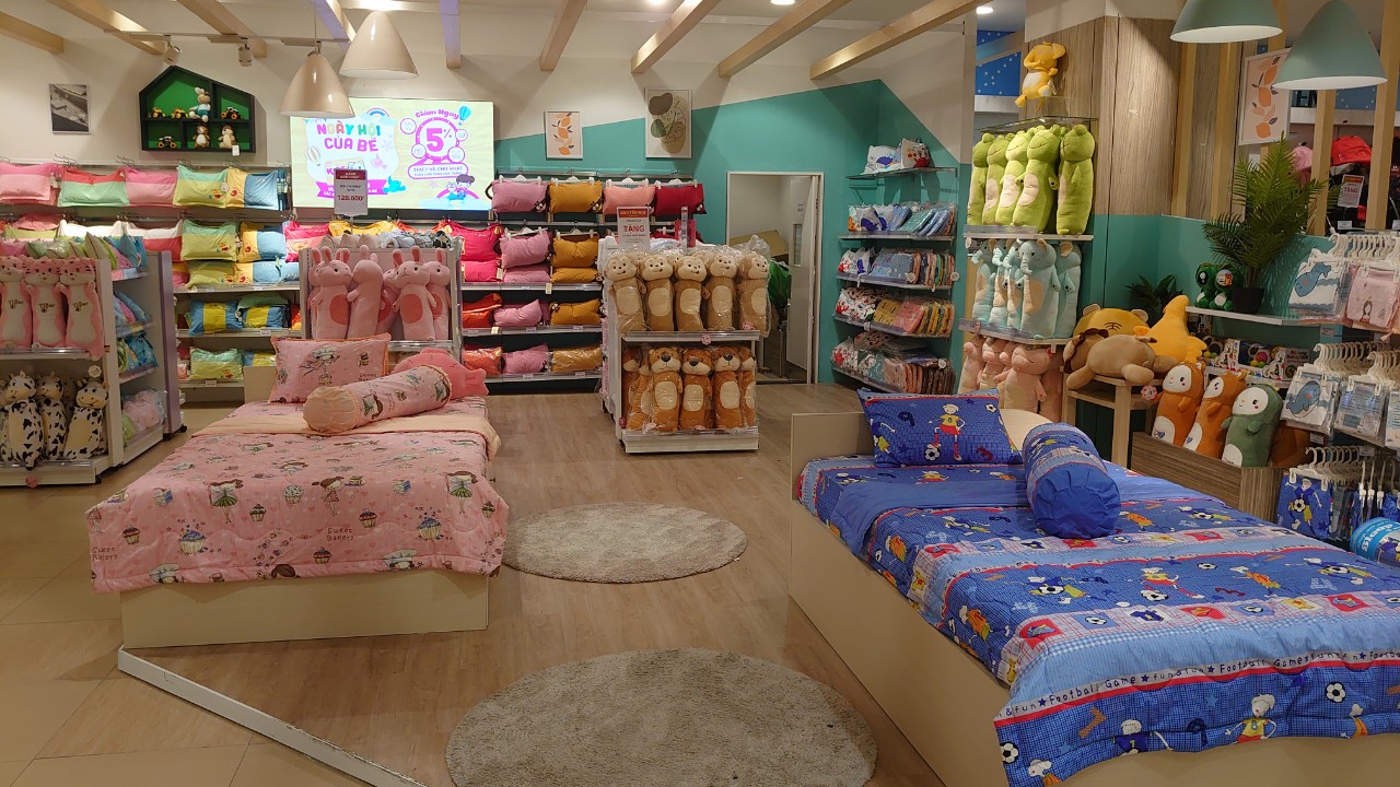 Sleep Baby trở thành nhà cung cấp ga chăn gối trẻ em cotton Hàn duy nhất cho Aeon cả nước