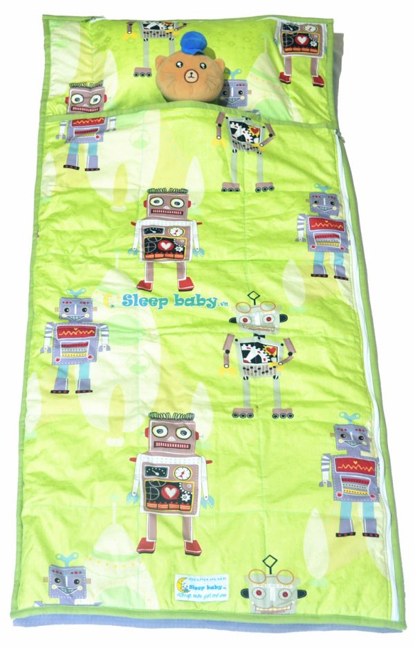 Túi ngủ thu đông cho bé Robot